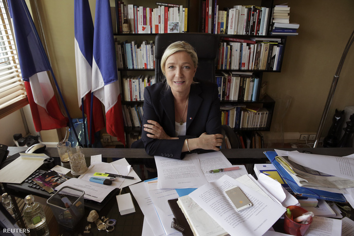 Marie Le Pen a francia szélsőjobb vezére.