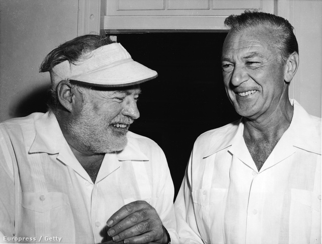 Ernest Hemingway és Gary Cooper