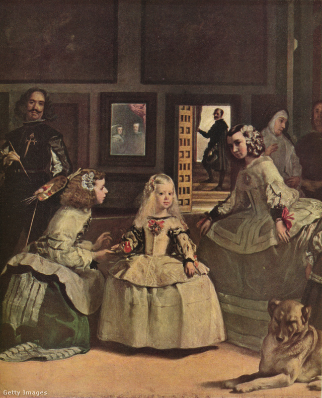 1656-ban festette Velazquez az Udvarhölgyeket.