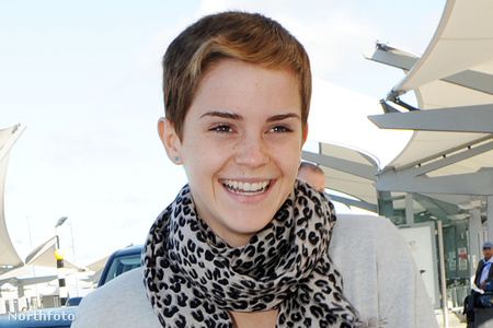 Emma Watson rövid haja 2010 szeptemberében