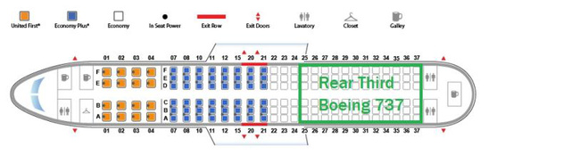 A legbiztonságosabb ülések egy Boeing 737-es gépen