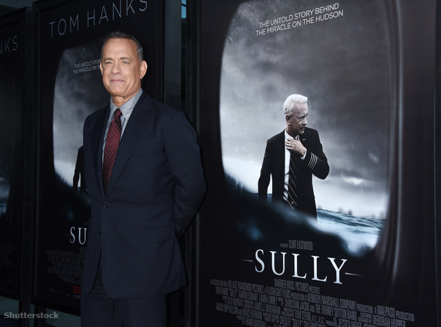 Tom Hanks a Sully - Csoda a Hudson folyón premierjén.