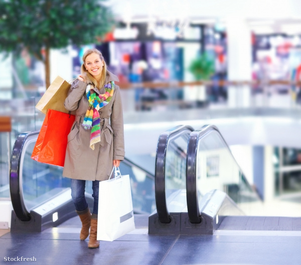 stockfresh 42392 beautiful-modern-young-woman-shopping-in-a-mall