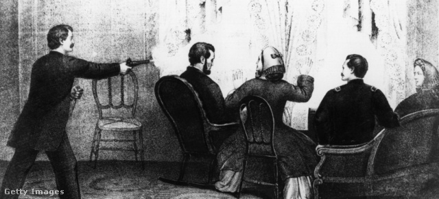 1865. április 14. – Lincoln halálos lövést kap színházi páholyában