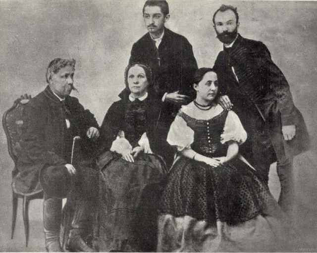 Arany János családja körében