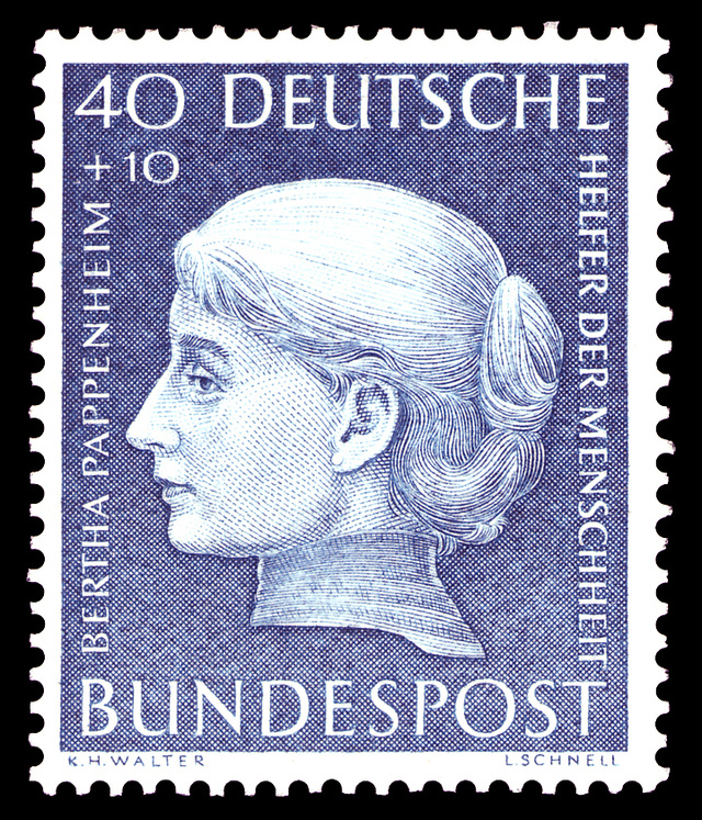 Németország Az emberiség jótevői c. sorozatában bélyeget készített a tiszteletére