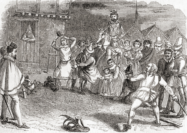 A kakasütés szokása az 1700-as évek végéig elterjedt volt Angliában: a cölöphöz kötözött vagy földbe ásott kakas fejét legények dobták le minden húshagyókedden