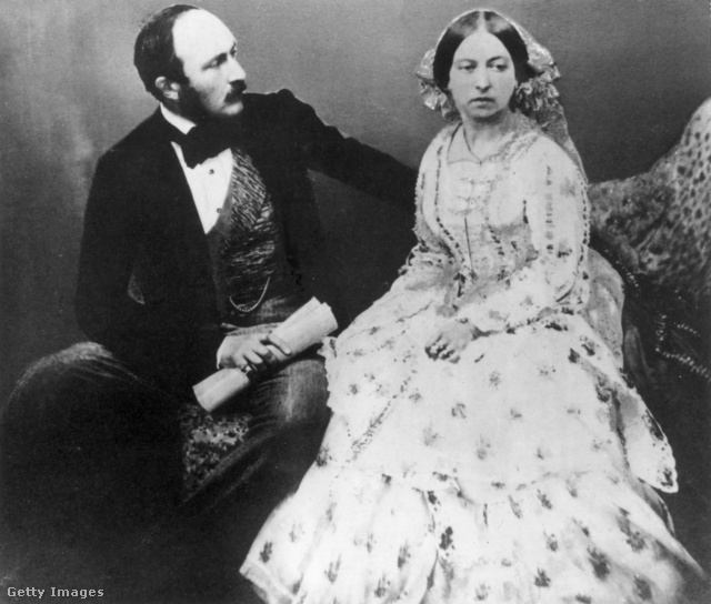 Az erény és a rosszindulat bajnoka, Viktória királynő férjével, Albert herceggel