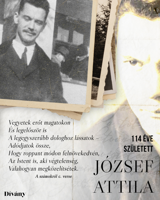 114 éve született József Attila