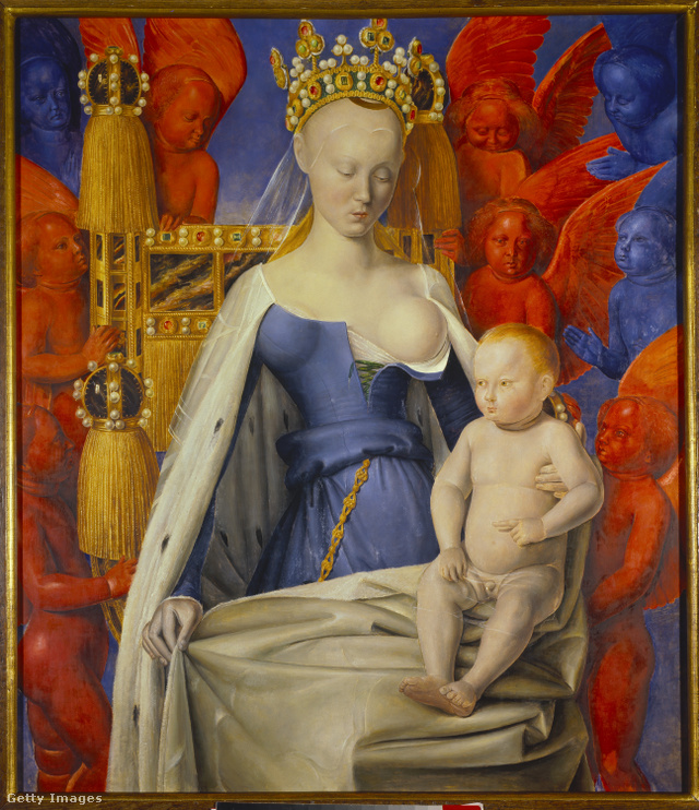 Jean Fouquet Madonna gyermekével című festménye, mely tulajdonképpen Agnèst ábrázolja