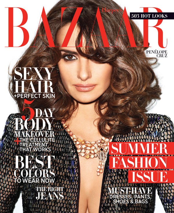 Penelope Cruz a Harper's Bazaarban