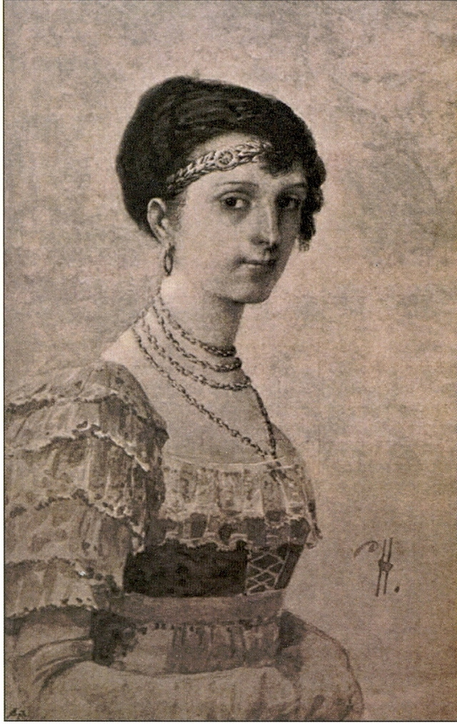 Majthényi Anna fiatal korában
