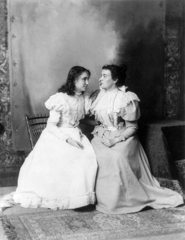 Helen Keller és Anne Sullivan 1897-ben