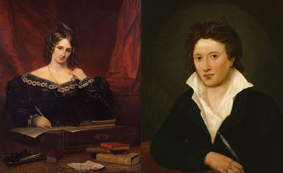 Mary Shelley és Percy Bysshe Shelley