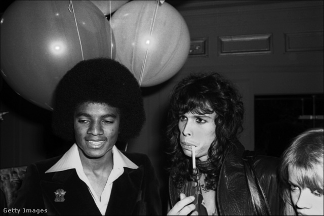 Michael Jacksonnal bulizik 1977-ben