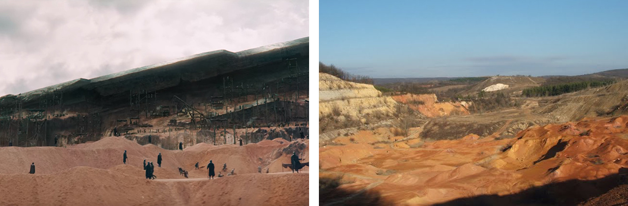A bánya Nazairban és a Gánti Bauxitföldtani Park, CGI nélkül