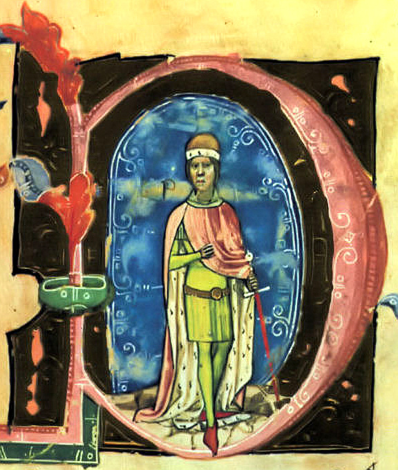 IV. István ábrázolása a Képes Krónikában