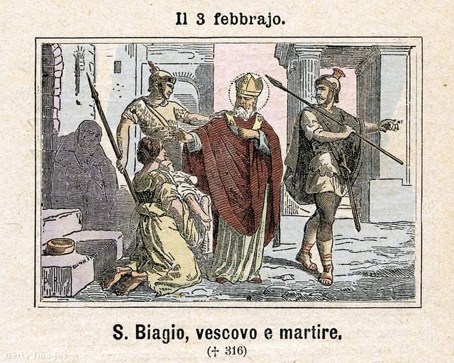 Szent Balázs püspök és vértanú