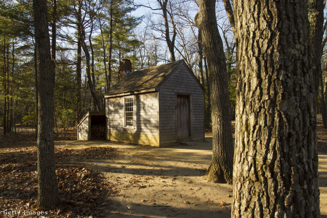 Így nézett ki az a ház, ahova Thoreau visszavonult. Ha átmenetileg le is kell mondanunk dolgokról, talán képesek leszünk más értékeket felfedezni