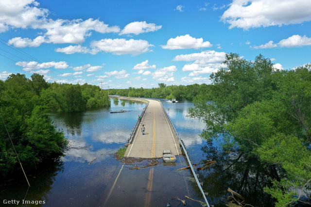 2019, Saint Mary, Missouri: kiöntött a Mississippi