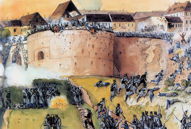 Than Mór: A budai vár visszavétele, 1849. május 21.
