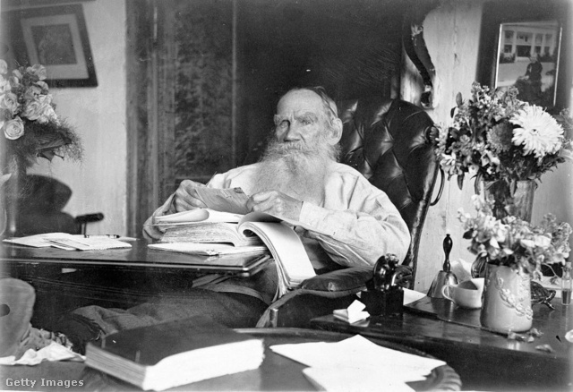 Tolsztoj a 80. születésnapján