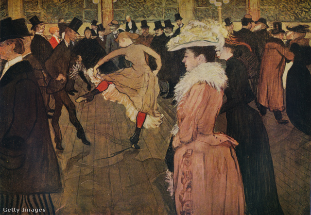 Henri de Toulouse-Lautrec: Tánc a Moulin Rouge-ban.