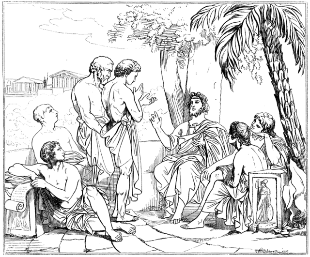 Platón tanítványai körében