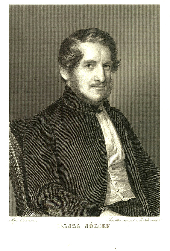 Bajza József (Barabás Miklós litográfiája, 1830).