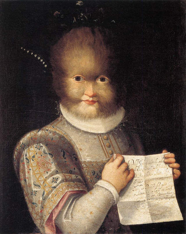 Lavina Fontana: Antonietta Gonsalvus portréja (1583).
