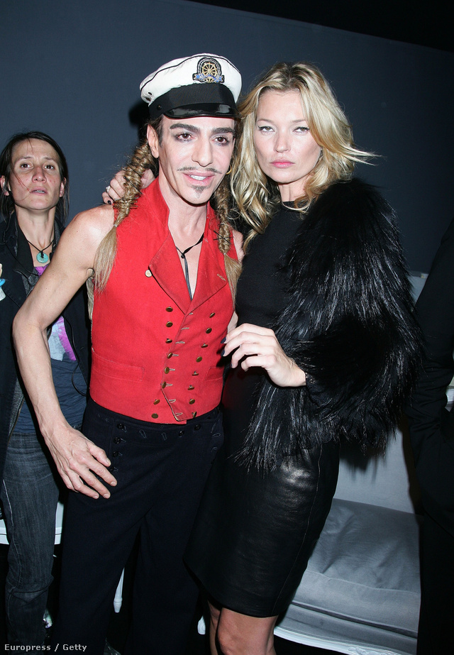 John Galliano és Kate Moss