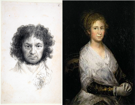Francisco Goya és felesége, Josefa