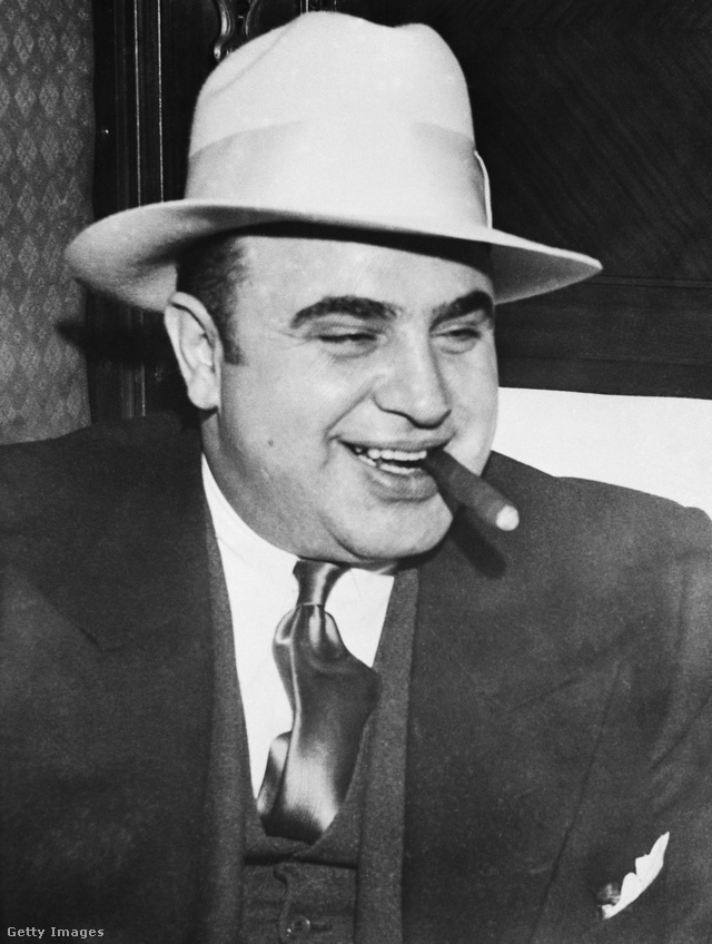 A chicagói alvilág királya, Alphonse „Al” Capone.