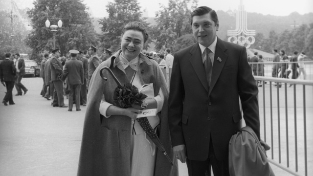 Galina és férje, Jurij Csurbanov rendőrezredes