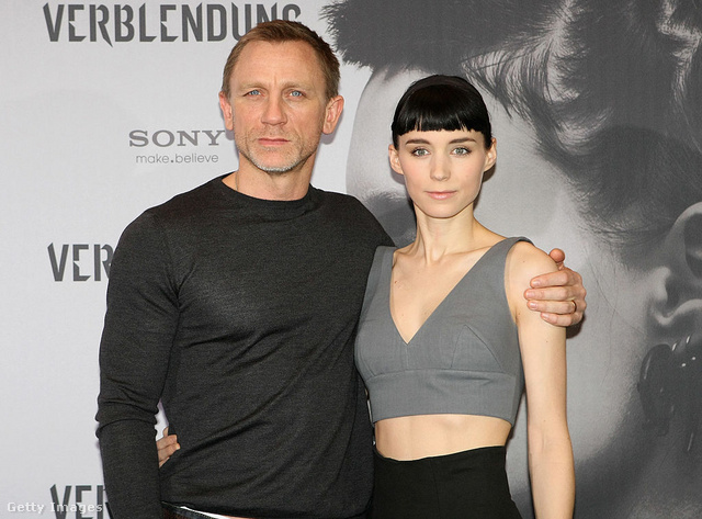 Daniel Craig és Rooney Mara A tetovált lány c. film bemutatóján