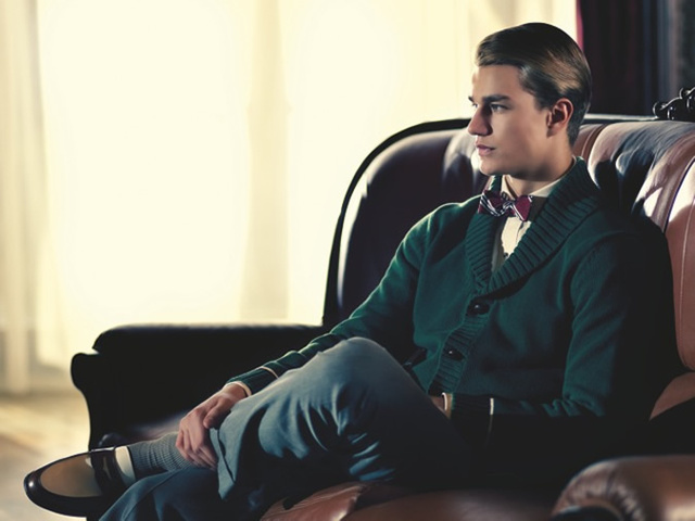 Egy fotó a Brooks Brothers Gatsby-inspirálta kollekciójának lookbookjából.