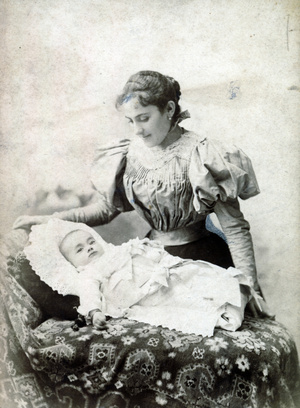 Anya gyermekével, 1900 körül