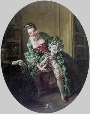 Francois Boucher La Toilette Intime, 1760-as évek