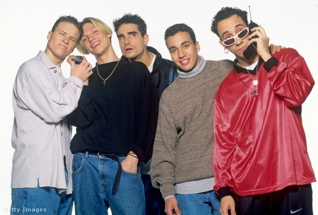 A Backstreet Boys 1996-ban, karrierje kezdetén