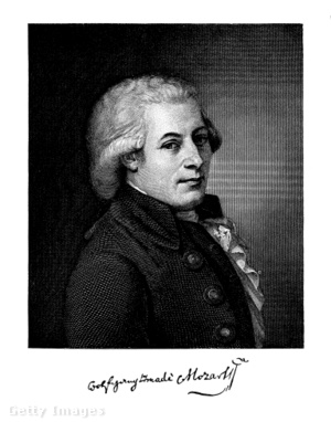 Wolfgang Amadeus Mozart portréja