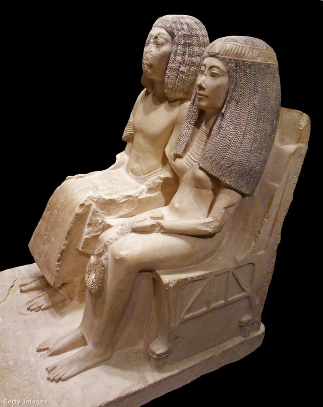 Férj és feleség szobra a Kr. e. 13. századból