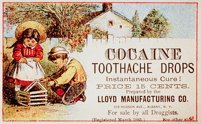 Azonnali enyhülést ígérnek fogfájásra a kokainos cseppek…