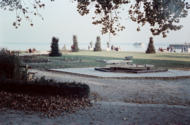 A balatonfüredi sétány 1959-ben