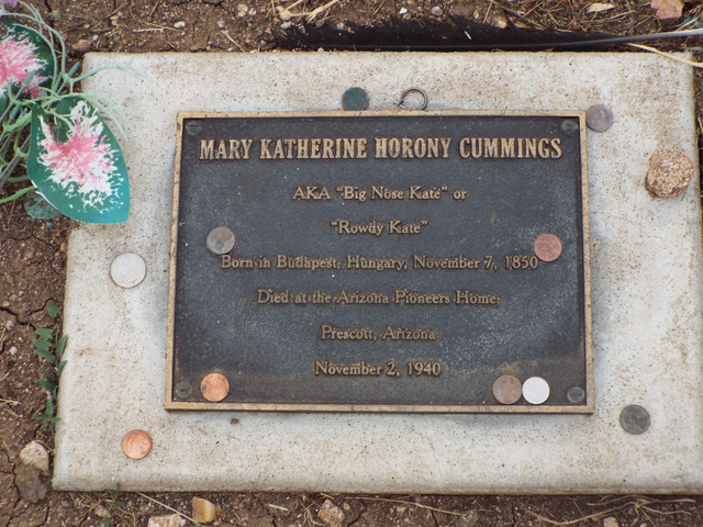 Mary Katherine Horony-Cummings sírja Arizonában
