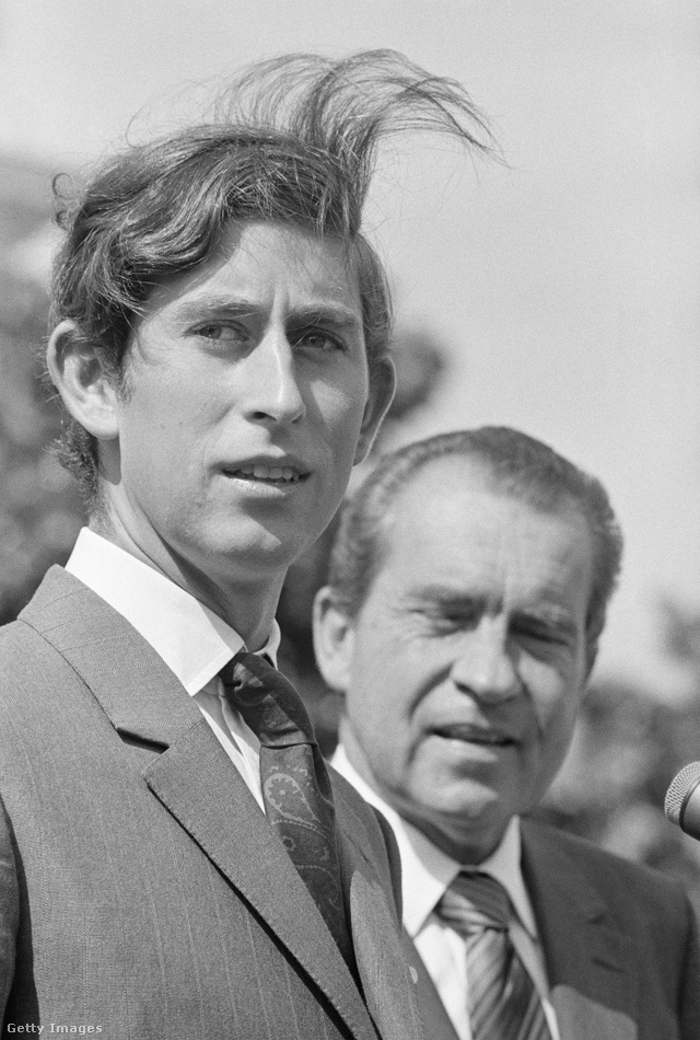 Károly herceg és a hoppon maradt apósjelölt, Richard Nixon.