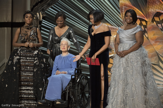 Katherine Johnson A számolás joga színésznőivel az Oscar-gálán