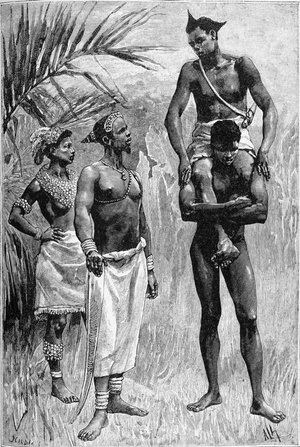 Az afrikai Lunda Királyság lakói, 1909