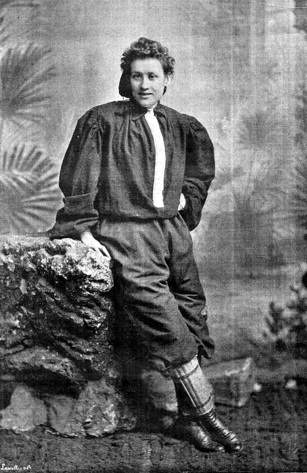 Nettie Honeyball a British Ladies' F.C. szerelésében 1895-ben