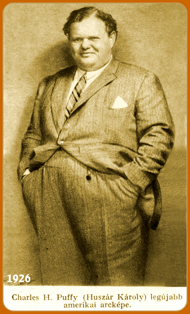Huszár Pufi, alias Charles Puffy 1926-ban