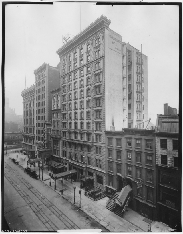 A manhattani Herald Square Hotel az 1890-es évek végén